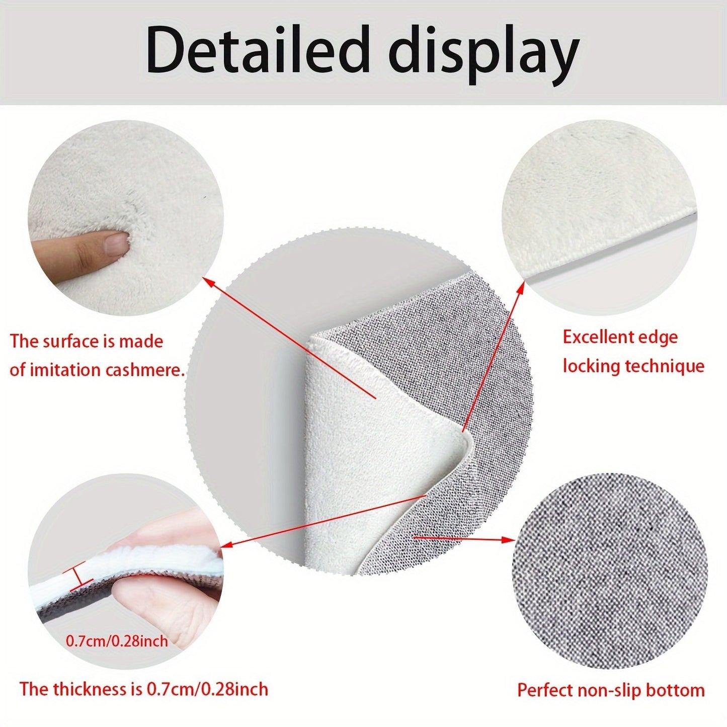Mat Leaf Bath for Absorbent, Plush, and Comfortable for the Bathroom