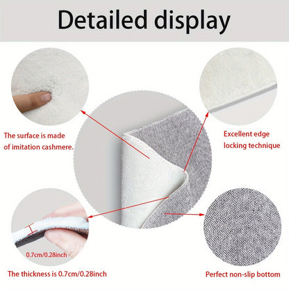 Mat Leaf Bath for Absorbent, Plush, and Comfortable for the Bathroom