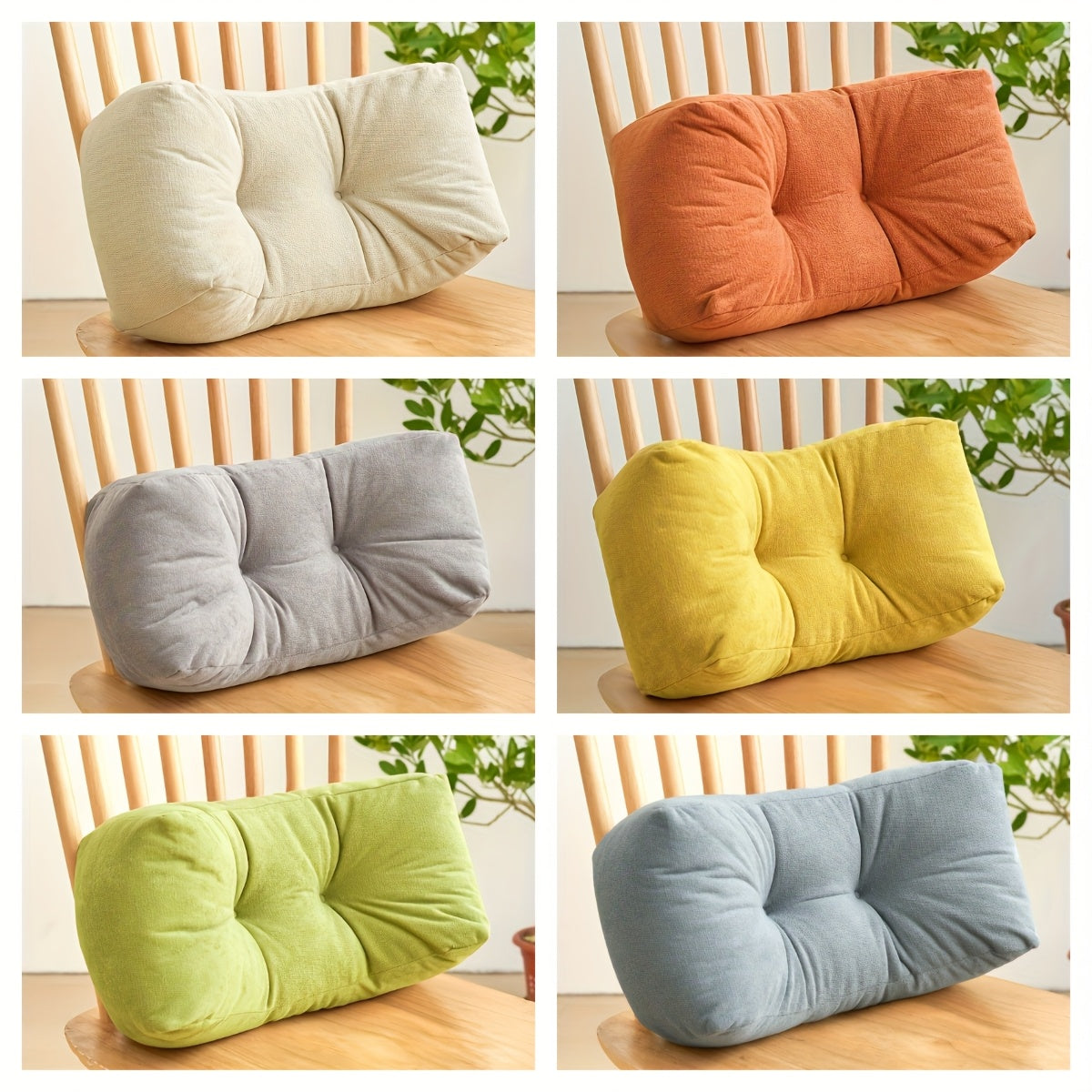 Cushion with Lumbar Design for Chair and Sofa for Comfortable Back Support
