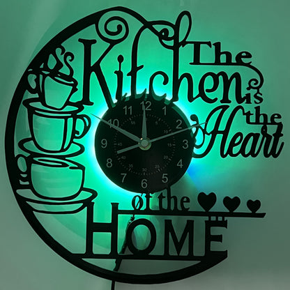 Clock Charming Kitchen Wall for a Cozy Atmosphere
