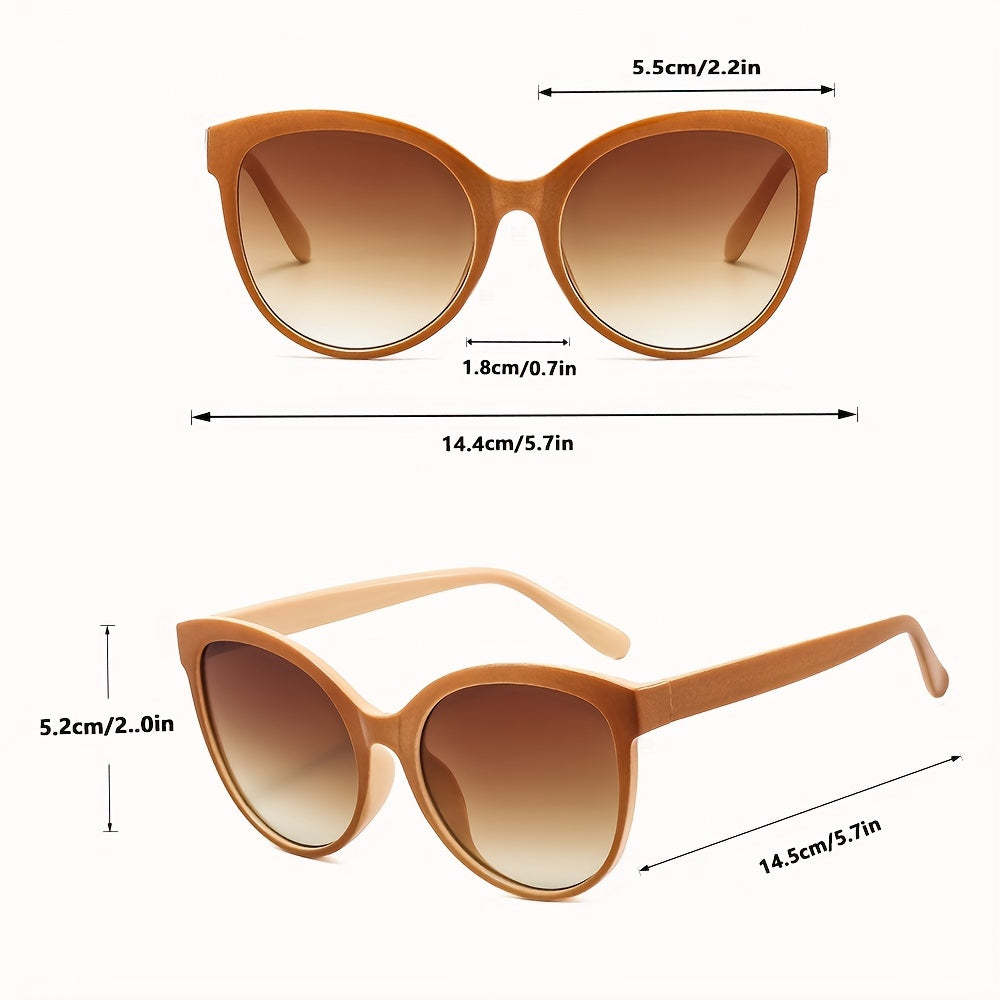 Luxe Cat-Eye Sunglasses for Women for Oversized and Stylish for Sunny Days