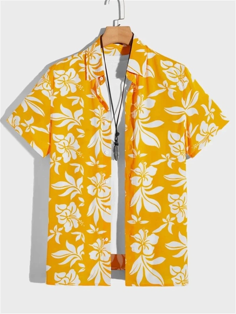 Tropicwave Men's Palm Print Shirt for Fresh and Fashionable