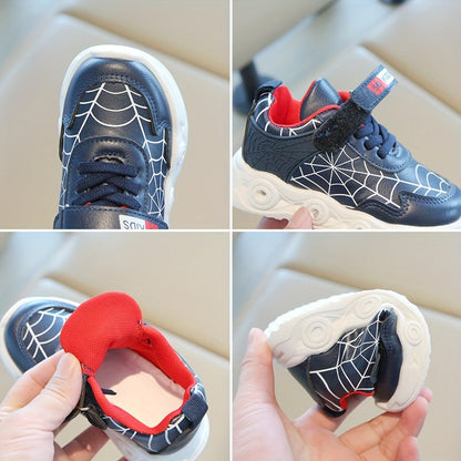 Sneakers Spider-Net LED for Adventurous Kids