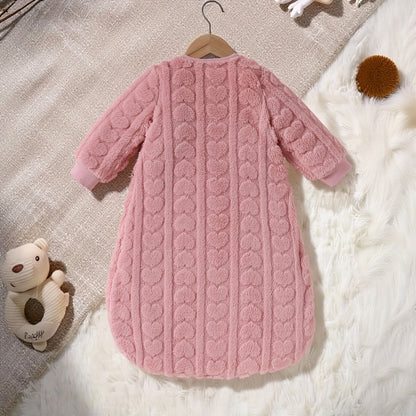 Bag with Plush Baby Sleeping Heart Relief for Warm and Comfortable Sleep