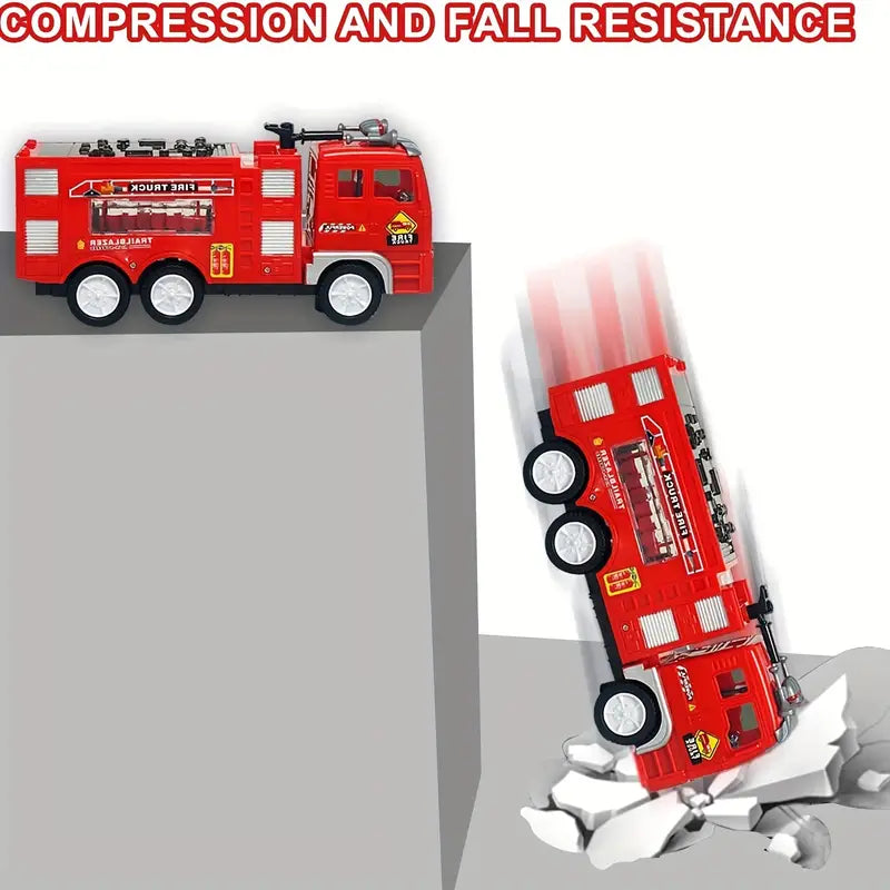 Light with Flash Up Fire Truck for Adventurous Toy for Children