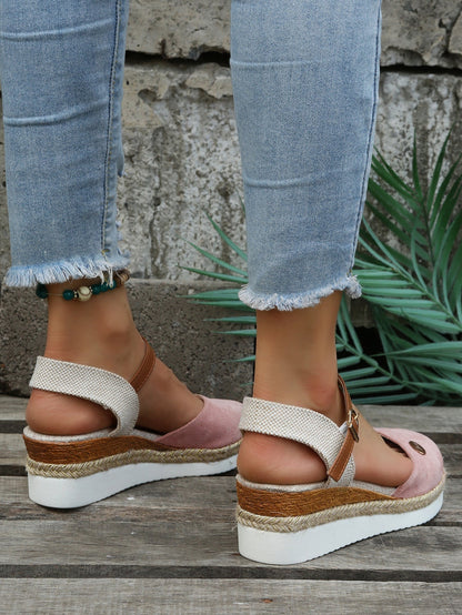 closed toe platform