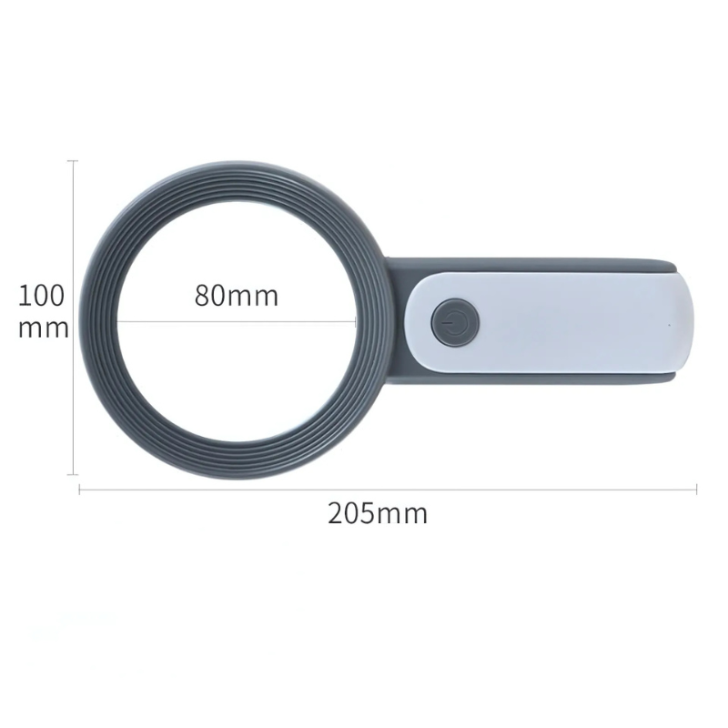 Light with Magnifying Glass with LED Ing and Adjustable Light Settings for Clear Reading