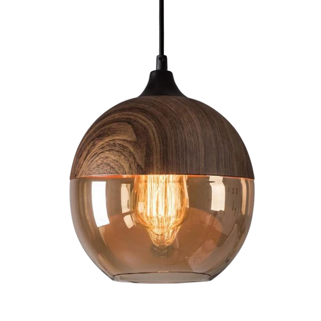 Pendant Light Arven Scandinavian Wooden with Timeless Nordic Design with Warm Glow
