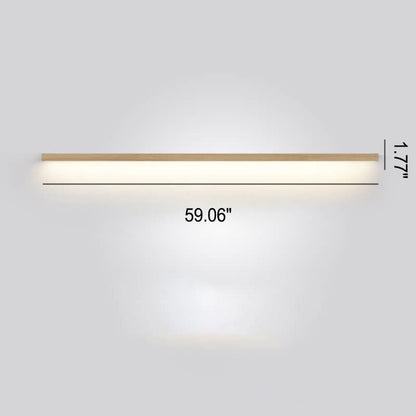 Minimalist Wooden Wall Lamp for Atmospheric Lighting for Any Space