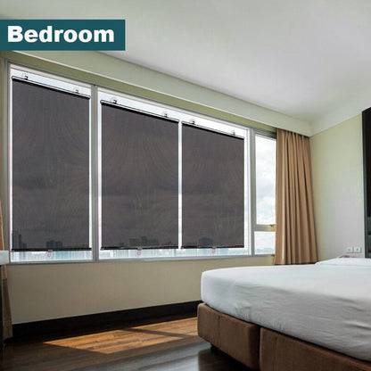 Sun-Blocking Roller Blind for Easy Installation and Protection