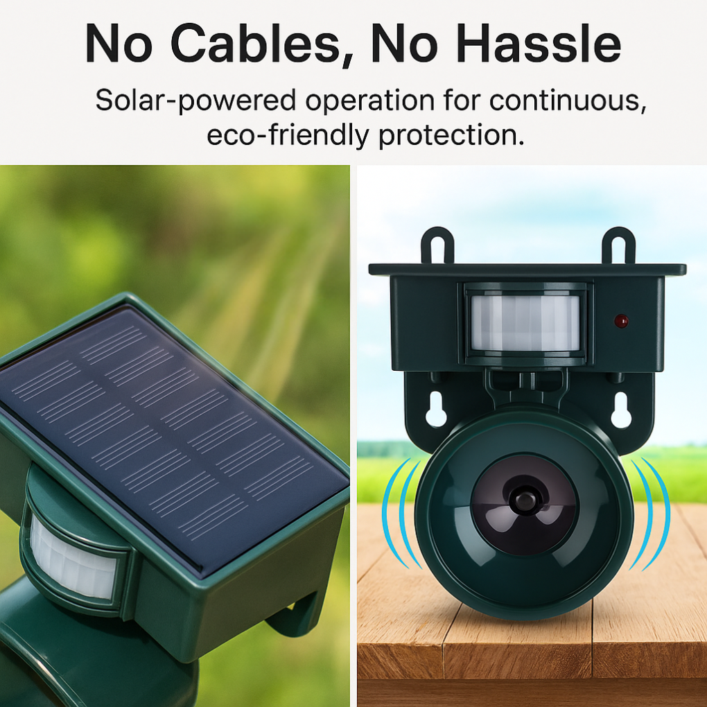 Gardenguard Bird Repeller for Smart Motion Sensor for a Peaceful Garden