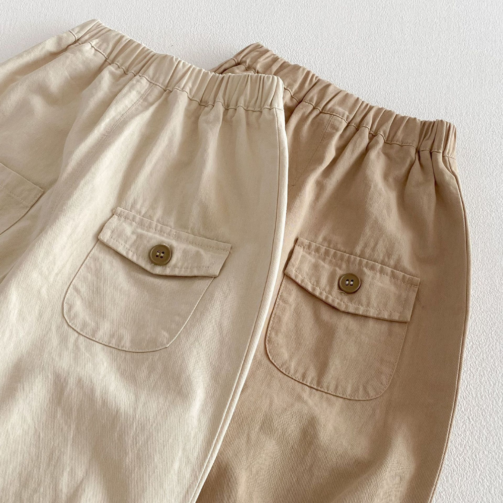 Kids' Cargo Trousers for Toddlers and Children with Comfortable Fit and Pockets