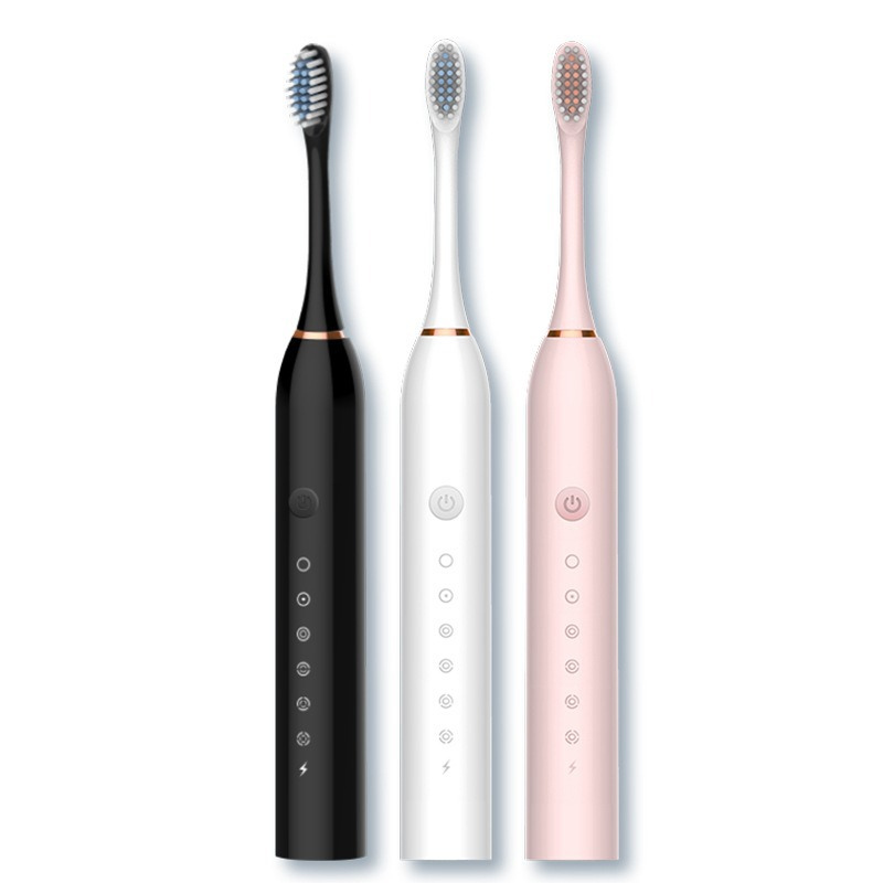 Rechargeable Sonic Toothbrush with Multiple Brushing Modes and USB Charging