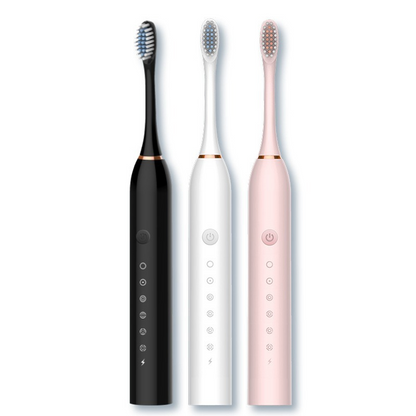 Rechargeable Sonic Toothbrush with Multiple Brushing Modes and USB Charging