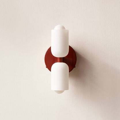 Modern Wall Lamp with Uplight and Downlight for Subtle Ambient Lighting for Interiors
