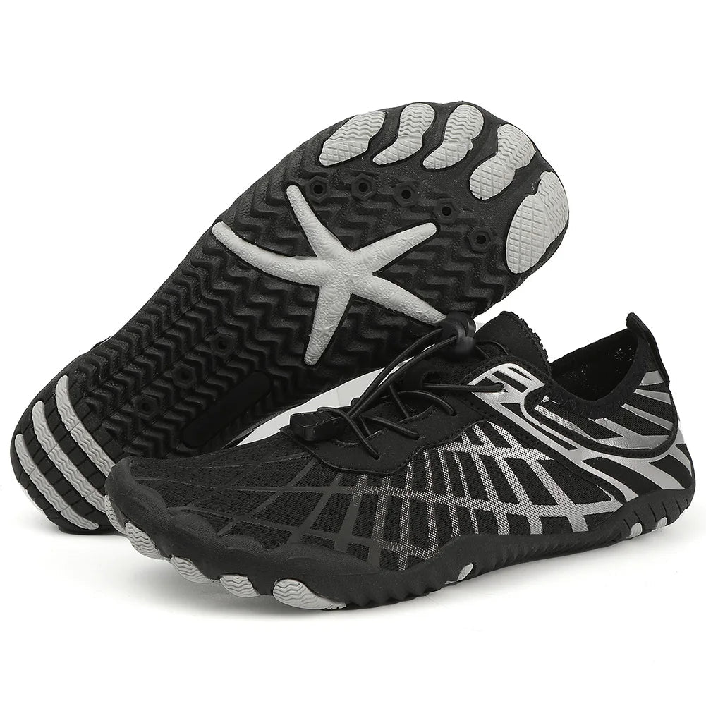 Shoes with Unisex Water Anti-Slip Sole and Quick-Drying Mesh