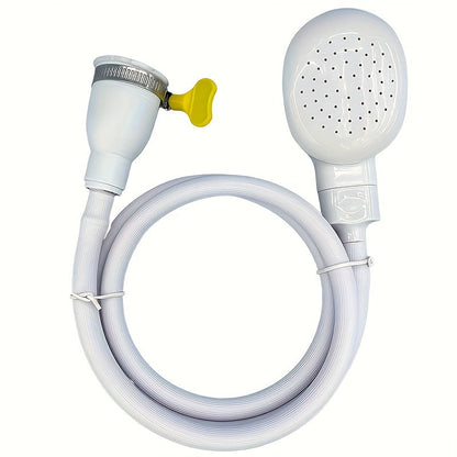 Attachment Handheld Shower with Hose and Brush for Pets, Garden, and Kitchen