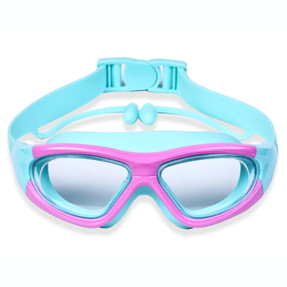Kids Swim Goggles with Large Frame for Comfortable & Anti-Fog for Swimming Fun