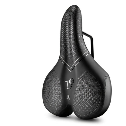 Cushion with Inflatable Bicycle Saddle with Air Design for Comfort During Long Rides
