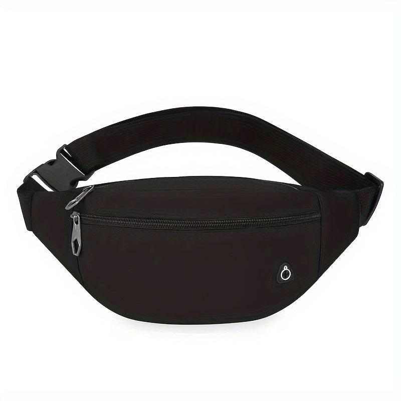 Bag with Sporty Bum Design for Women with Multiple Pockets and Adjustable Strap