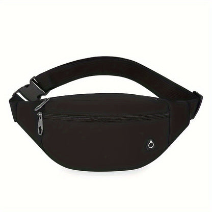 Bag with Sporty Bum Design for Women with Multiple Pockets and Adjustable Strap