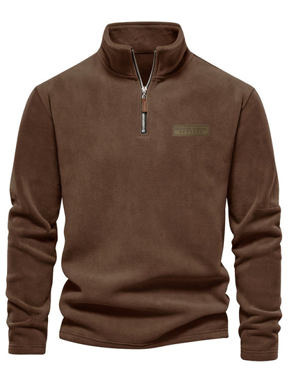 Fleece Lined Half-Zip Pullover for Comfortable and Warm for Cold Days