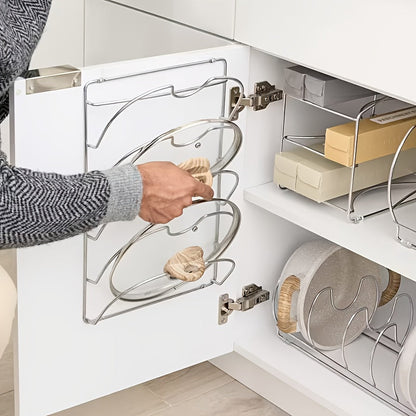 Rack Steelorganize Kitchen Lid for Smart and Space-Saving Storage Solution