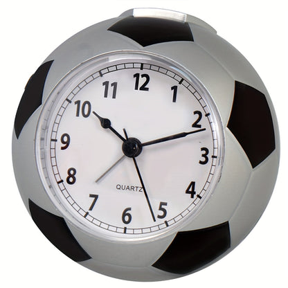 Clock with Creative Football-Shaped Alarm Design with Music and Unique Design for Young and Old