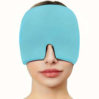 Migraine Hat with Cooling Gel for Cooling Headband for Relief from Migraine, Fever, and Fatigue