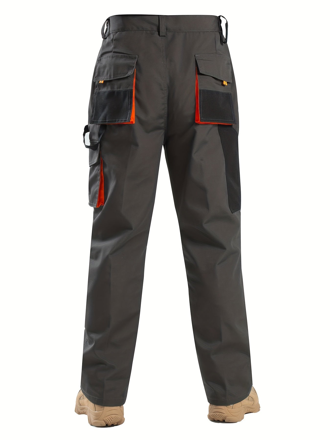 Men's Work Trousers with Large Storage Pockets for Durable and Functional