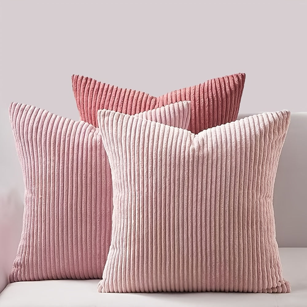 Cushion with Bohemian Rib Cover with Stripe Texture for Soft, Stylish, and Decorative