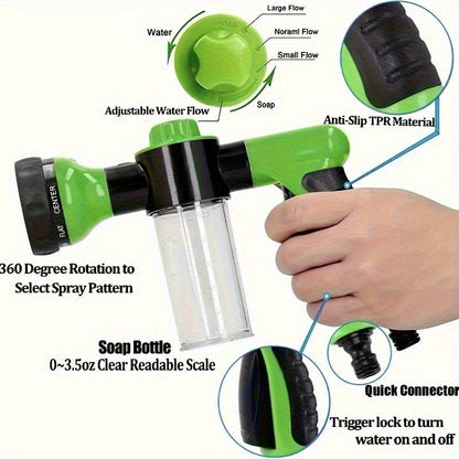 Attachment with Dog Shower and Hose 8 in 1 for Washing, Spraying, Cleaning