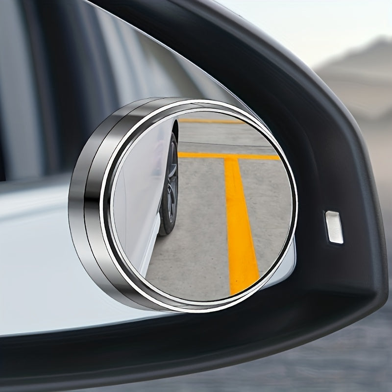 Mirrors with Auto Blind Spot Wide Angle Lens and 360° Adjustable Design