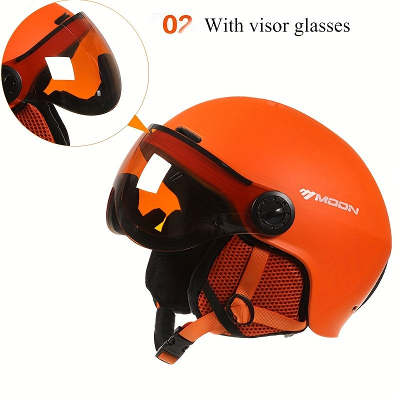 High-Quality Ski Helmet with Removable Parts for Safe and Comfortable for Outdoor Activities