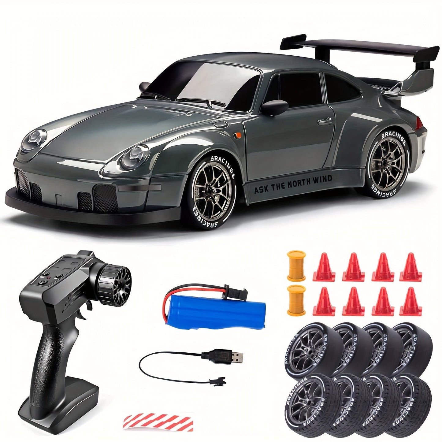 Ultimate Drift Racer 1:24 for RC Car with Illuminated Wheels