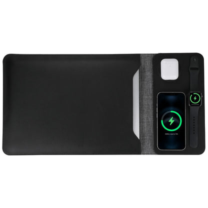 Powerdesk Sleeve for Slim Laptop Case with Wireless Charging Function
