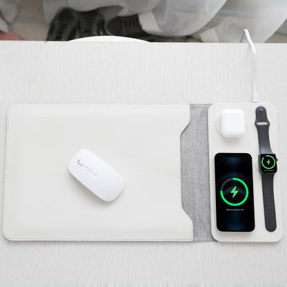Powerdesk Sleeve for Slim Laptop Case with Wireless Charging Function