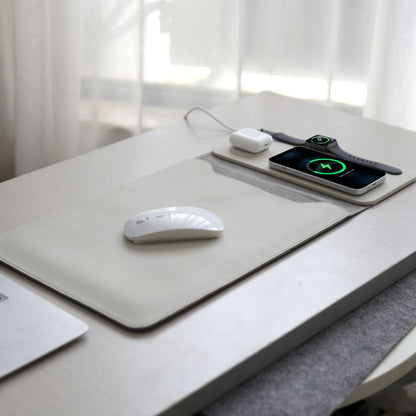 Powerdesk Sleeve for Slim Laptop Case with Wireless Charging Function