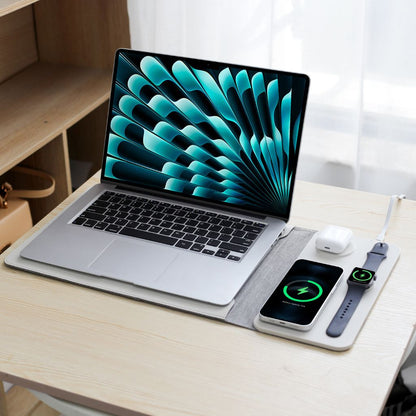 Powerdesk Sleeve for Slim Laptop Case with Wireless Charging Function