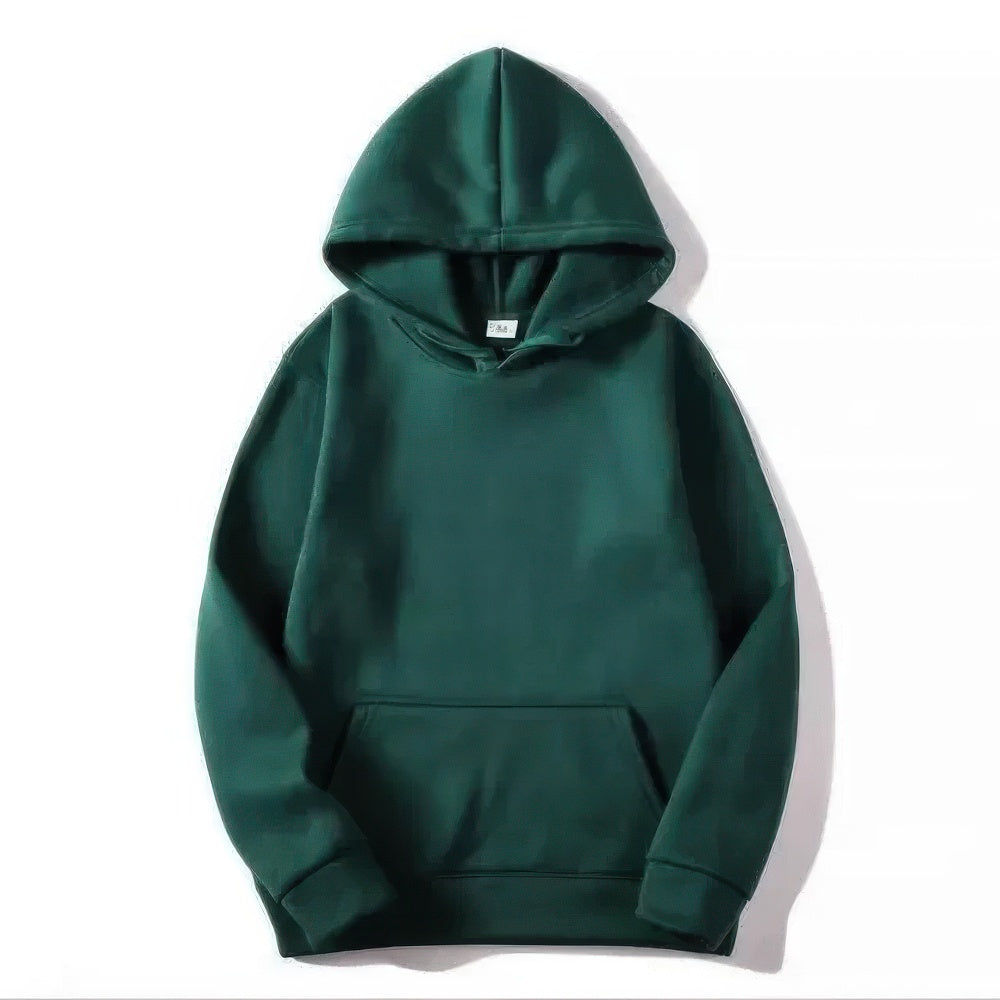 Comfortable Unisex Hoodie with Warm Lining and Relaxed Fit