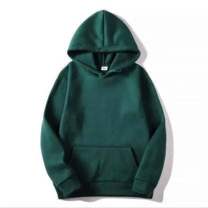 Comfortable Unisex Hoodie with Warm Lining and Relaxed Fit