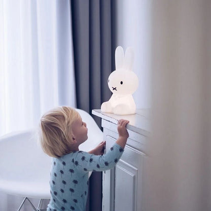 Night Light with Cute Bunny Design for Soft Ambient Lighting in Children's Room
