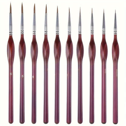 Acrylic Paint Brushes for Professional Brush Set with Detail Brush for Fine Painting