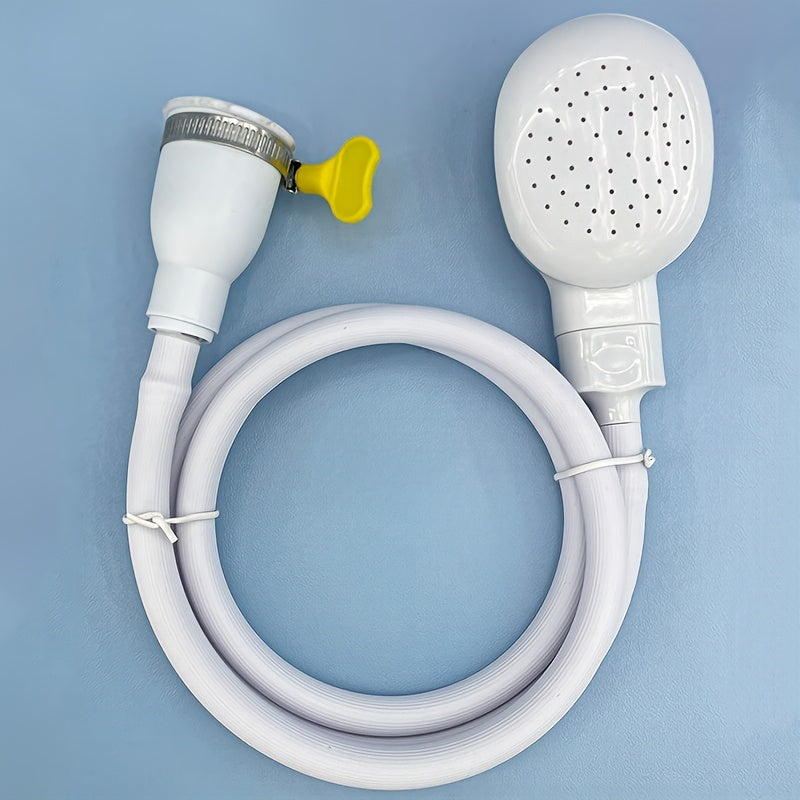 Attachment Handheld Shower with Hose and Brush for Pets, Garden, and Kitchen