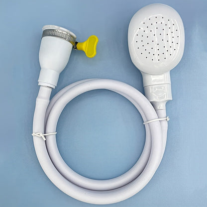Attachment Handheld Shower with Hose and Brush for Pets, Garden, and Kitchen