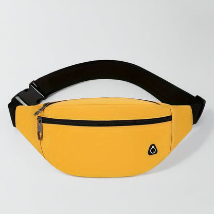 Bag with Sporty Bum Design for Women with Multiple Pockets and Adjustable Strap