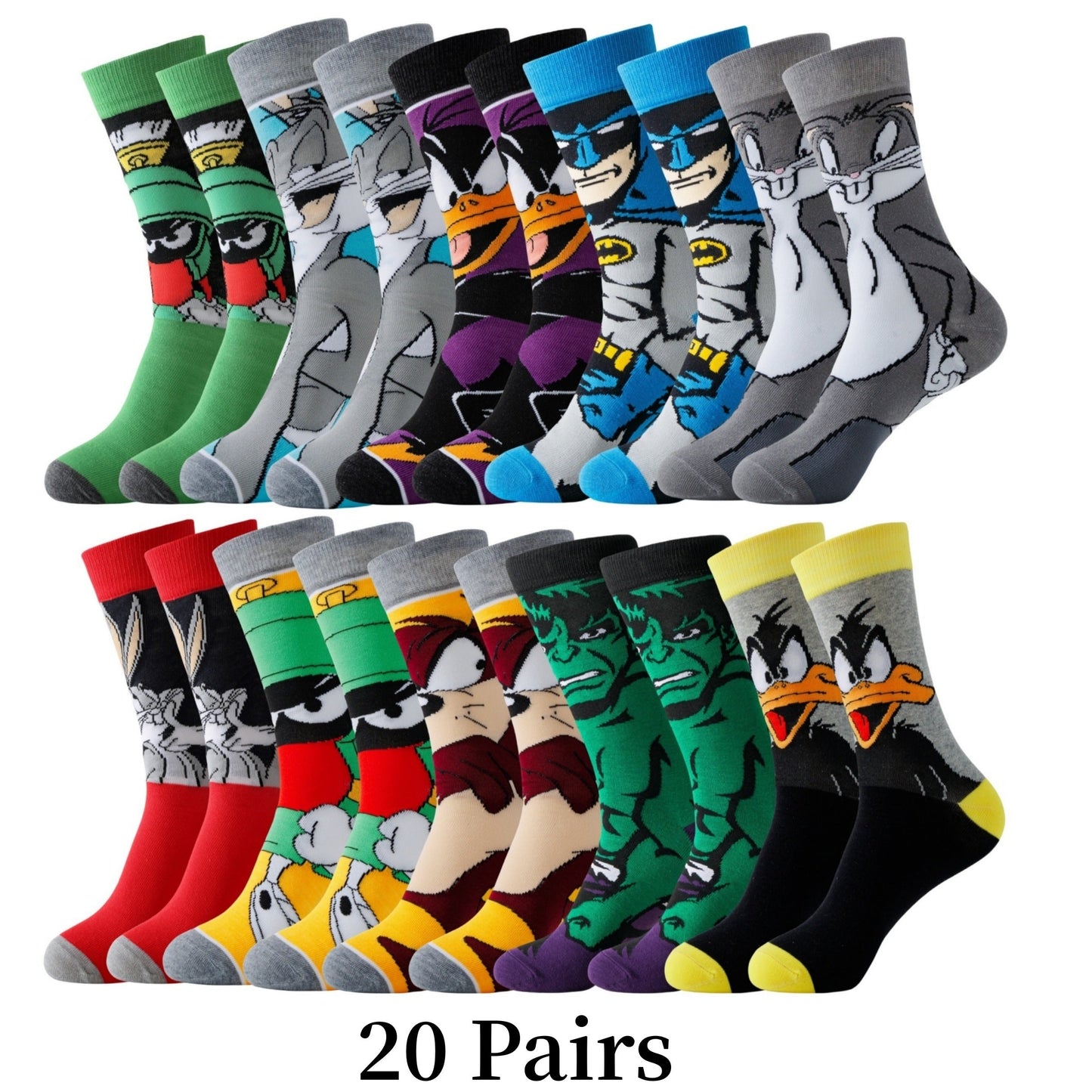 Set Cartoon Socks with Comfort and Style with Your Favorite Characters