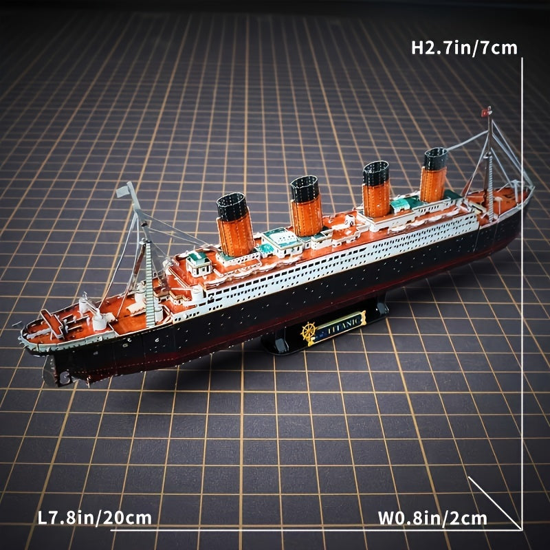 Titanic 3D Metal Model Kit for Detailed DIY Model for Creative Crafters