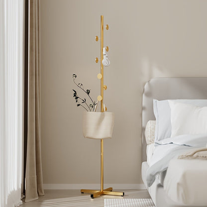 Rack with Elegant Gold Coat Design for Modern and Practical for Any Space