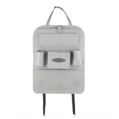 Organiser with Car Seat Storage Pockets and Tablet Holder for Back Seat